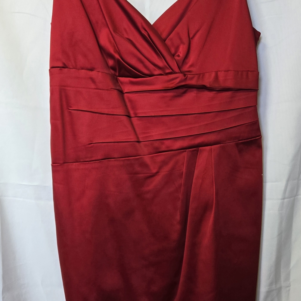 Jones New York Strapless Red Dress